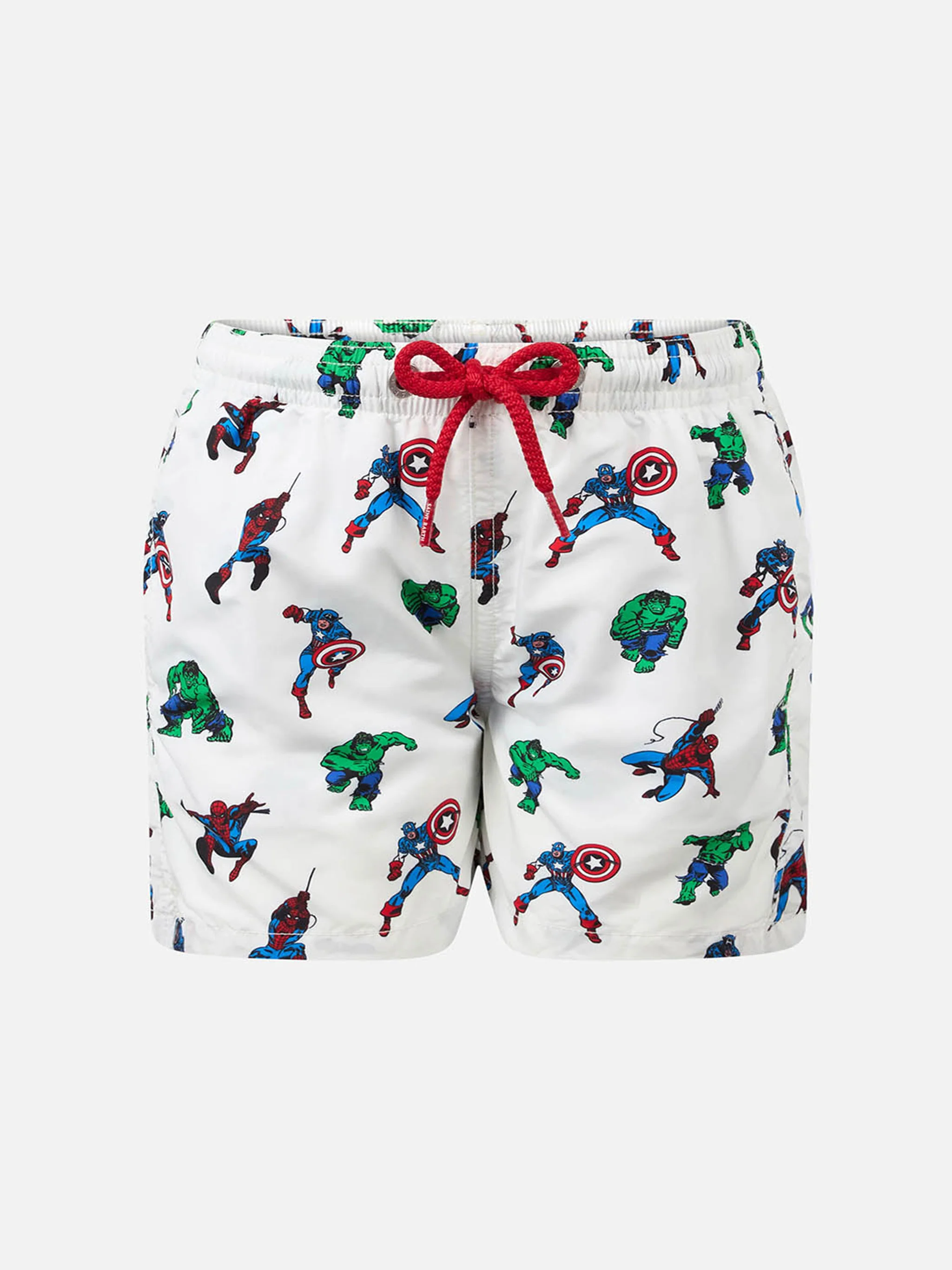 Costume da bagno da bambino in tessuto leggero Jean Lighting con stamp