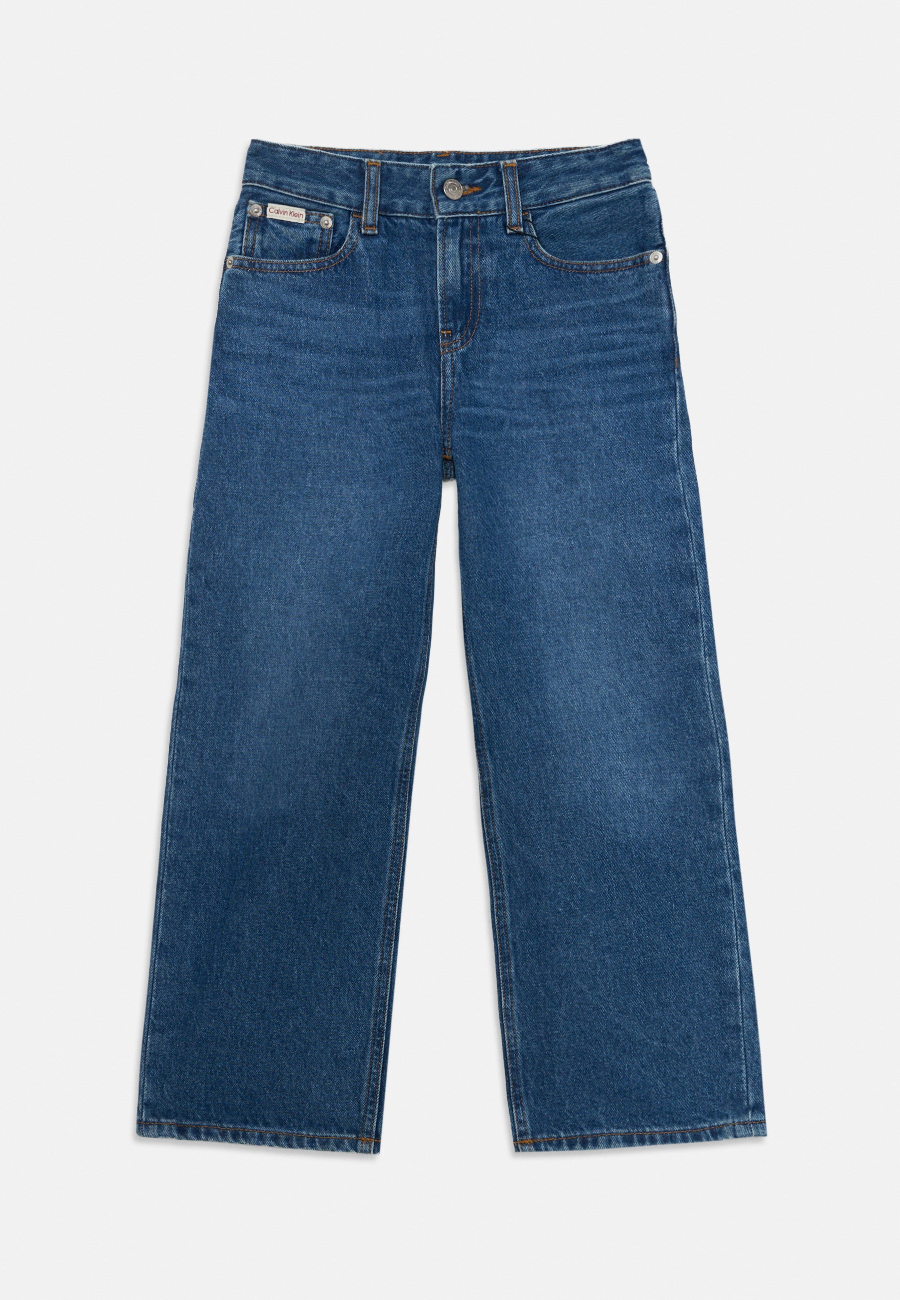 Calvin Klein Jeans SKATER UNISEX - Jeans a gamba dritta - blu città