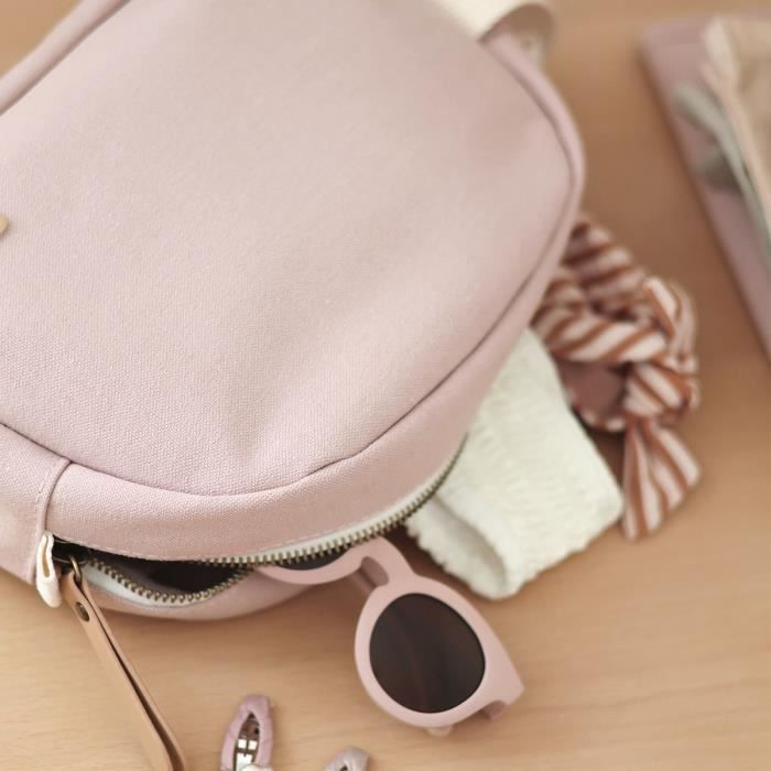 BEABA, neceser para bebé, lona rosa empolvado