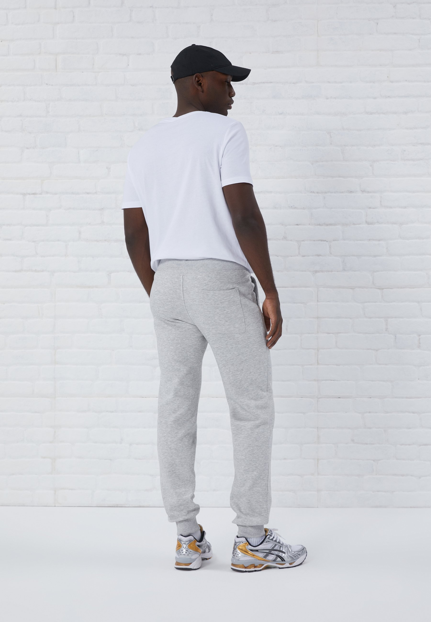 Confezione da 3 pezzi Pier One - Pantaloni della tuta - grigio chiaro screziato/blu scuro screziato/nero