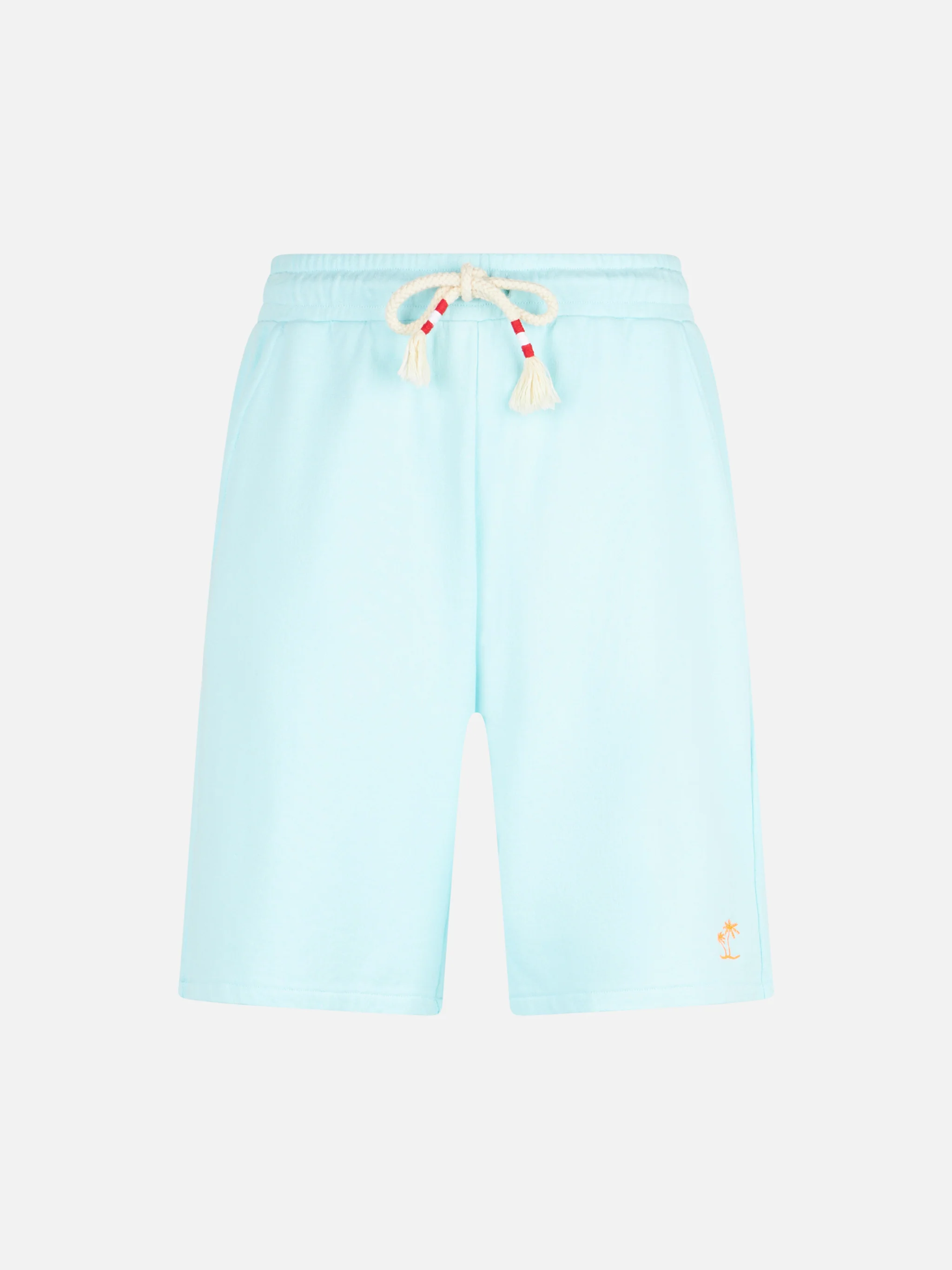 Heren Bermudashorts van aquagroen katoen