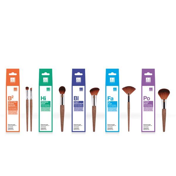 Dr. Botanicals makiažo šepetėlių rinkinys
