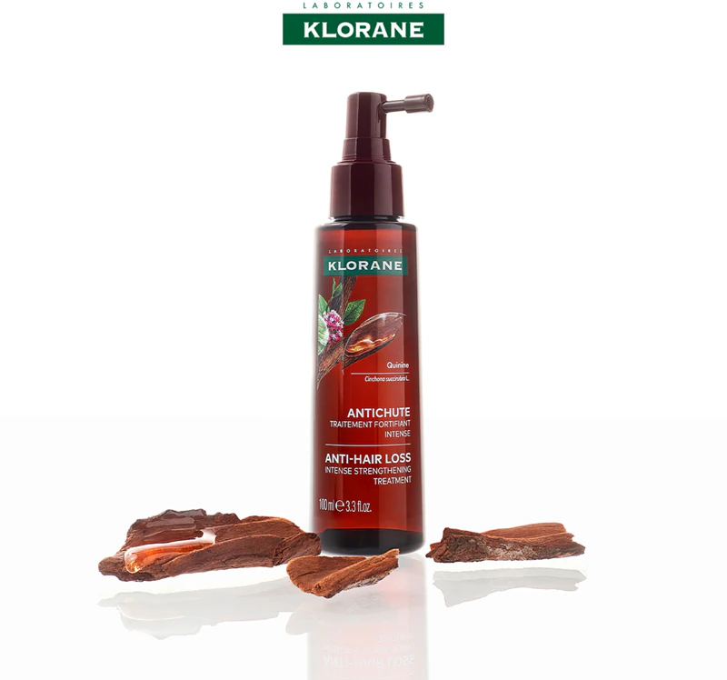 Klorane Quinine Intense Fortifying Serum: tratamento fortalecedor contra a queda de cabelo.