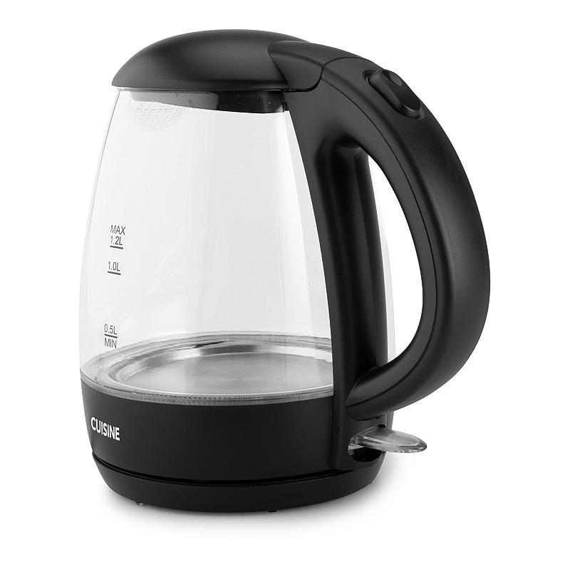 Cuisine elkedel 1,2 l, 2200 W, glas, Cuisine