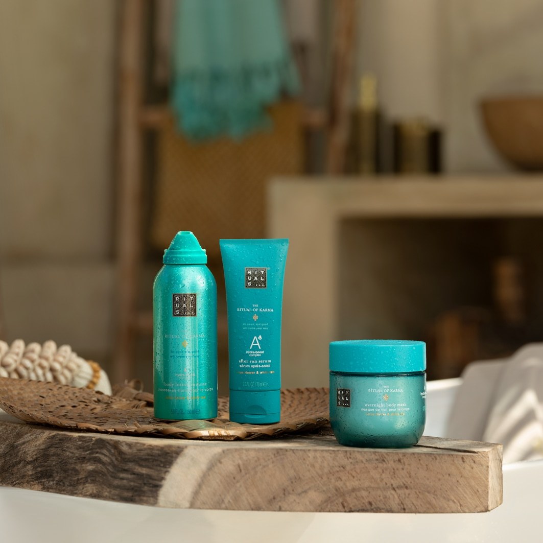 Losion za tijelo Rituals Pjena za tijelo s losionom za tijelo Ritual of Karma - 150 ml