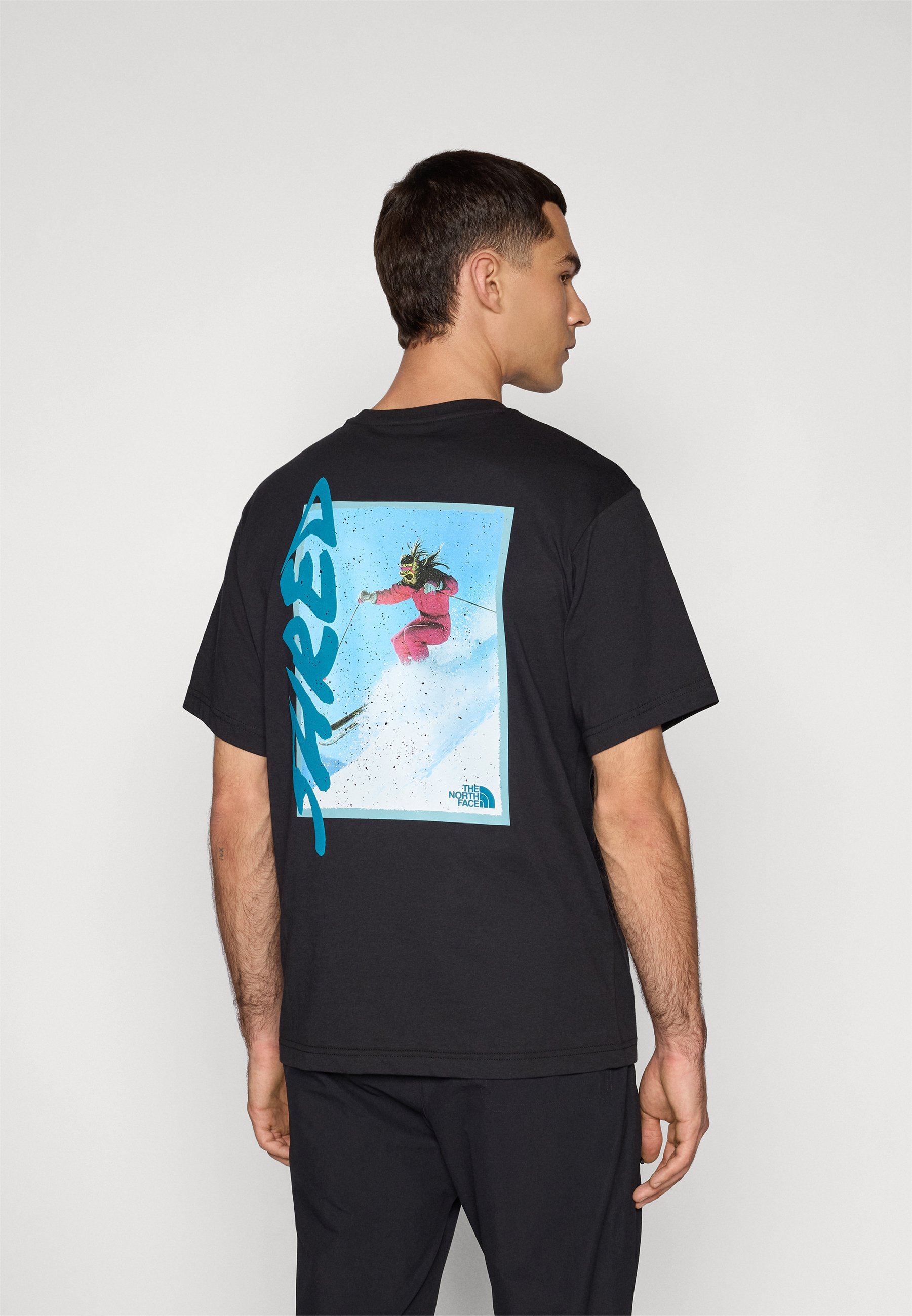 The North Face NSE SLOPES RELAXED TEE GRAPHIC UNISEX - T-shirt met print - zwart