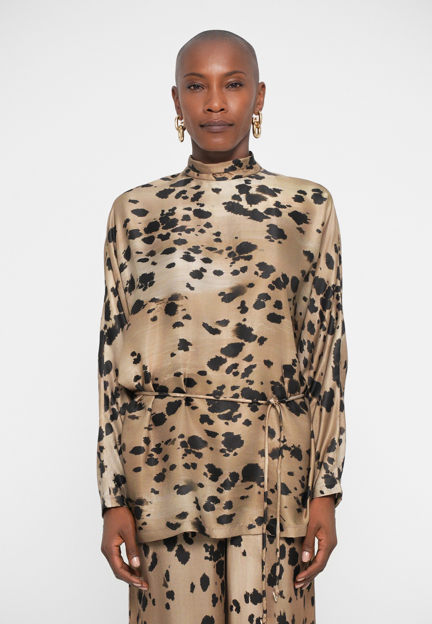 AERON DEW Blouse met lange mouwen - beige