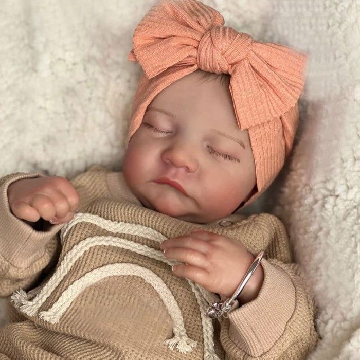 Poupée bébé Reborn  - Levi - 49 cm - Vêtements remplaçables