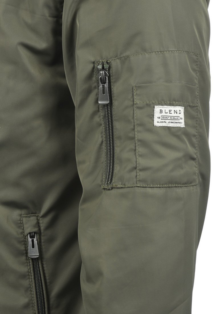 Blend BHRAZY - Outdoorjas - stoffige olijfgroen