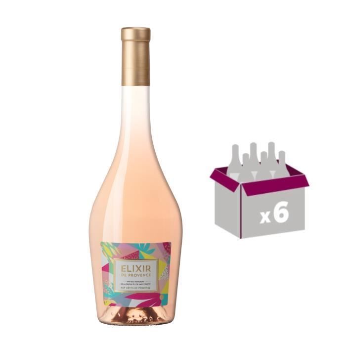 Elixir De Provence - AOC Côtes de Provence - Vino rosado x6