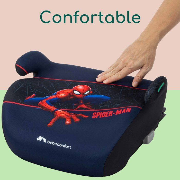 Seggiolino auto Bebeconfort DISNEY© Manga i-Fix Spiderman, rialzo Isofix, Gruppo 3 (22-36 kg), dai 6 ai 12 anni, autentico Spiderman