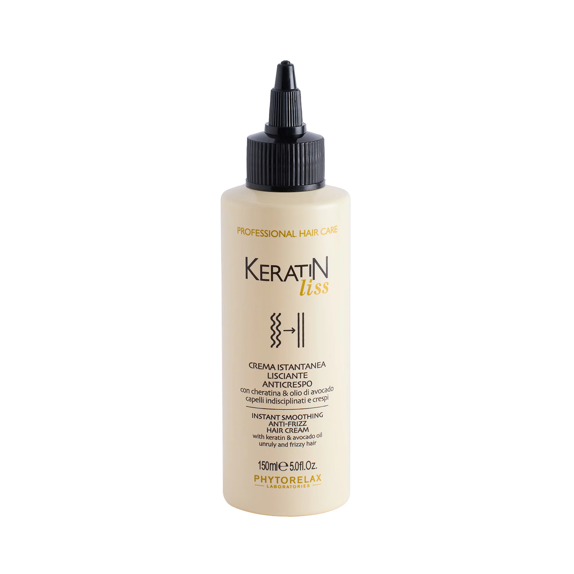 Keratin Liss Crema Istantanea Lisciante Anticrespo - Crema Capelli Styling & Finish, Crema Capelli