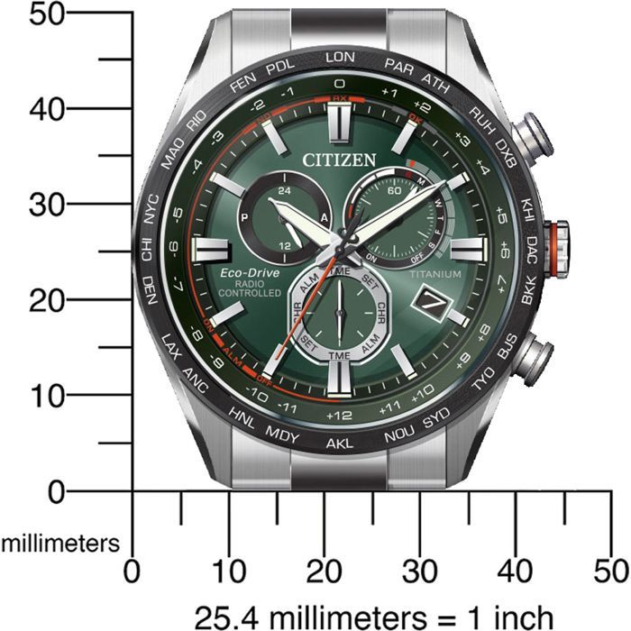 Montre Hommes CITIZEN CB5946-82X - Titane Gris - Etanche 10 Atm - Energie Solaire
