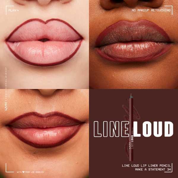 Delineador de labios Loud de NYX Professional Makeup Line: ¡Hazte notar!