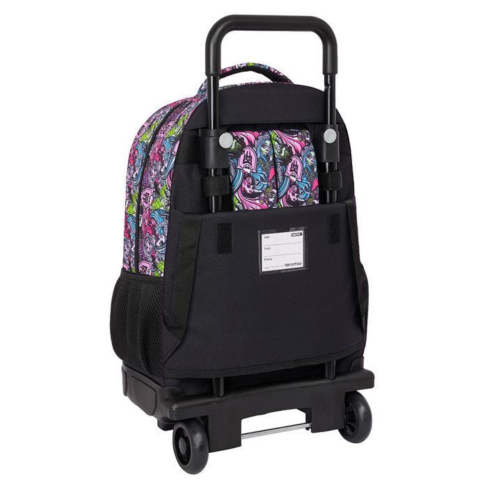 Mochila con ruedas - SAFTA - Monster High - Compacta - Desmontable - Cómoda