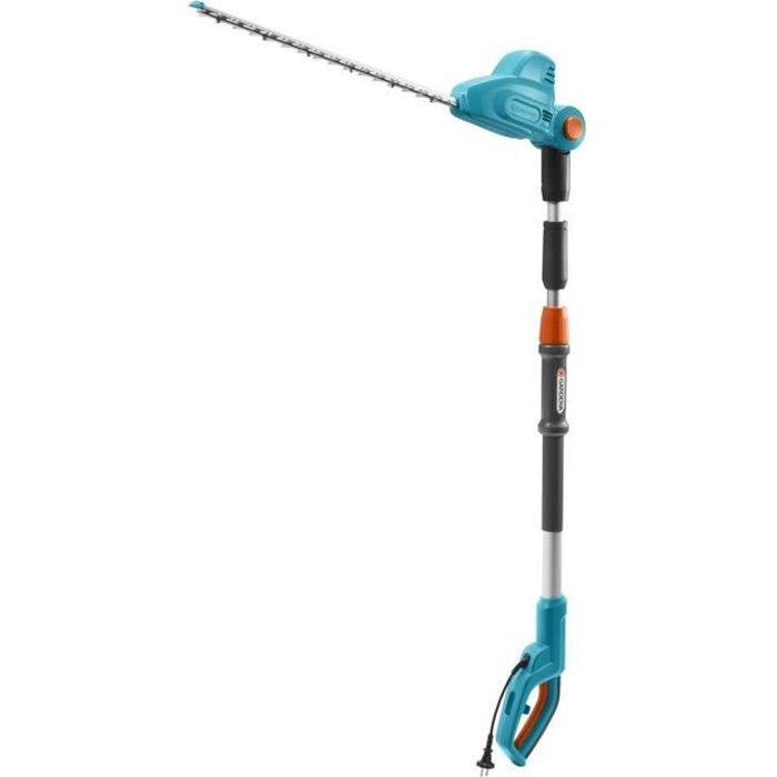 Cortasetos telescópico eléctrico GARDENA - THS 500/48 - 500 W - 48 cm - Cabezal inclinable
