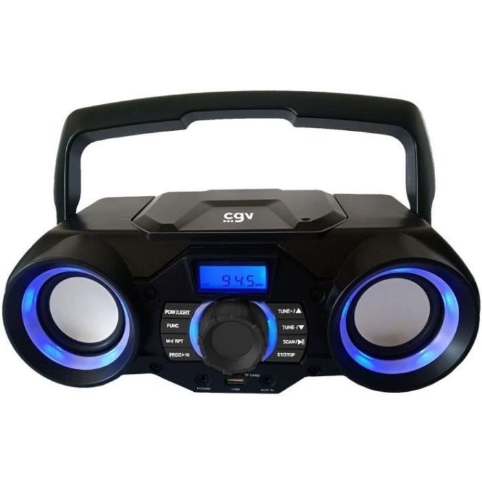 Tragbares CD-Radio – CGV – CD SG-1 – Bluetooth 5.0 – USB – SD