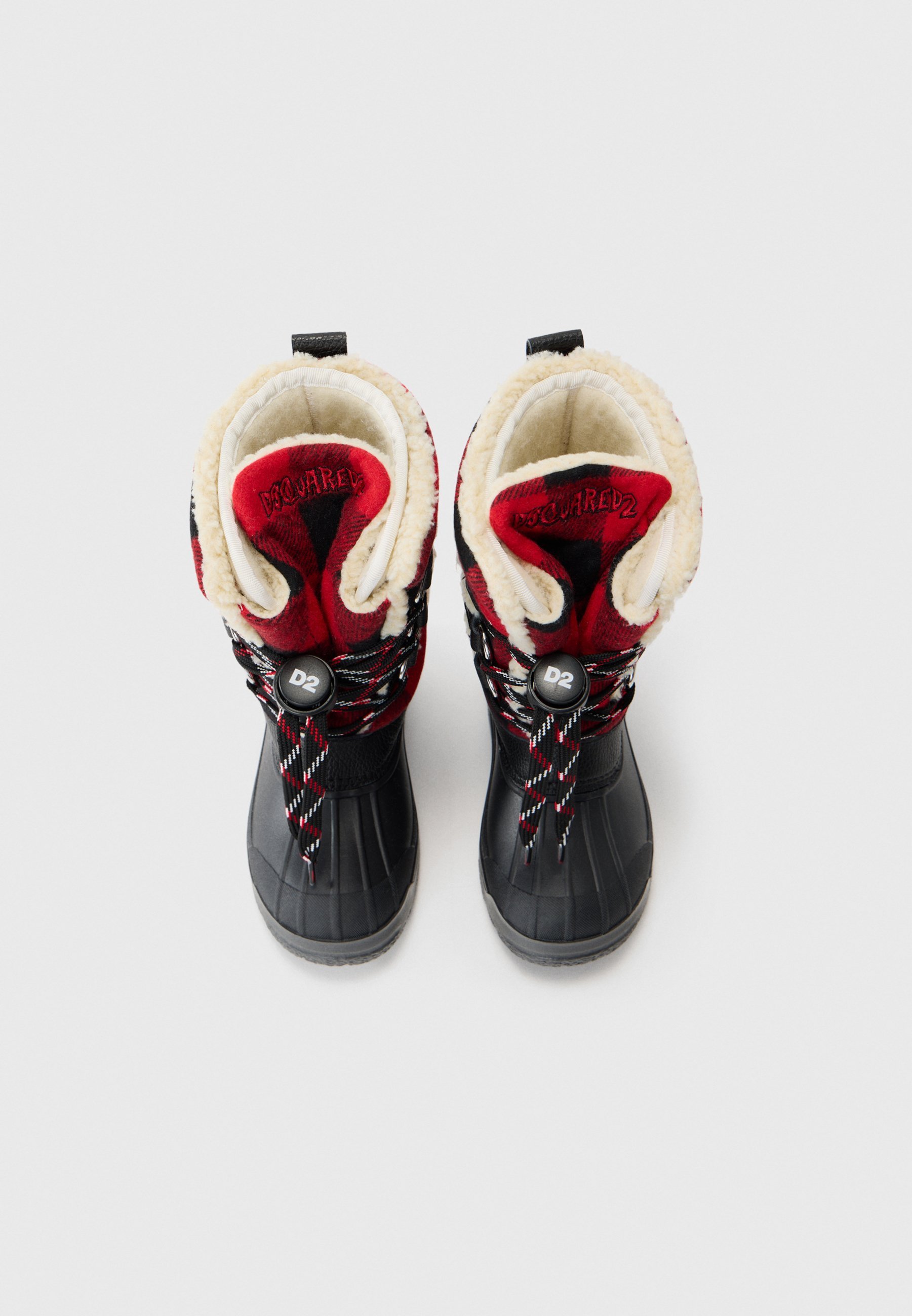 Dsquared2 UNISEX - Žieminiai batai - juodi/raudoni/balti