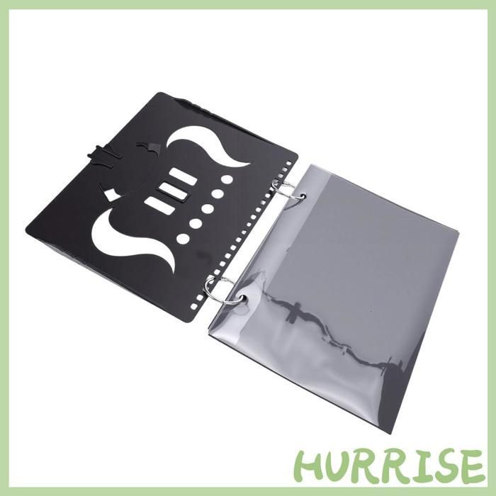 Universal Flip Folder 5 sheet music holder with transparent window - Portable and lightweight for marching bands and parades