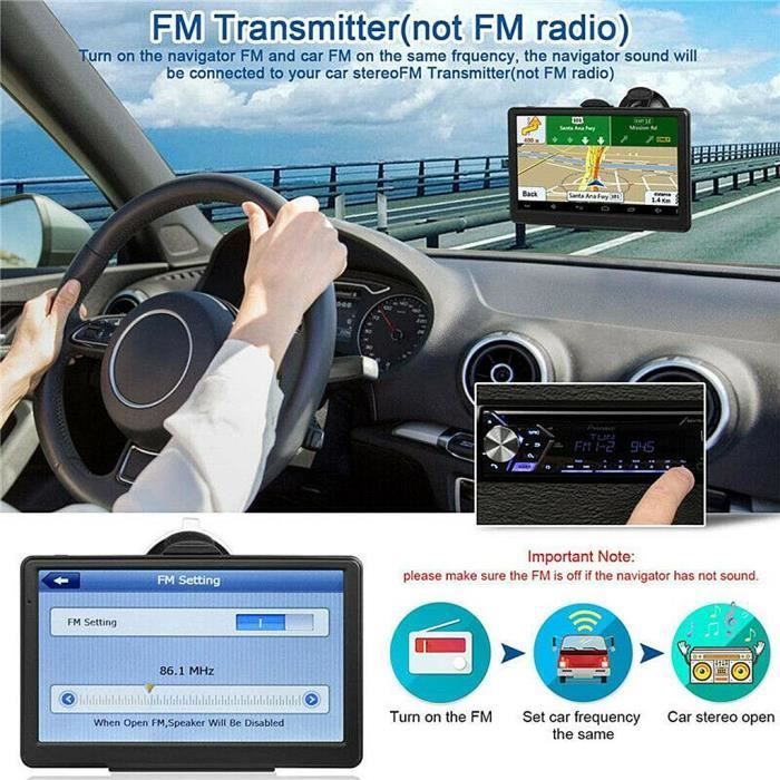 GPS Navigation for Car and Truck - HOMYL - 7-Inch Touchscreen - Voice Guidance - Map Updated to Australia