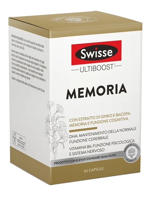 SWISSE Swisse Memoria 60 cápsulas Complemento dietético para la función cognitiva