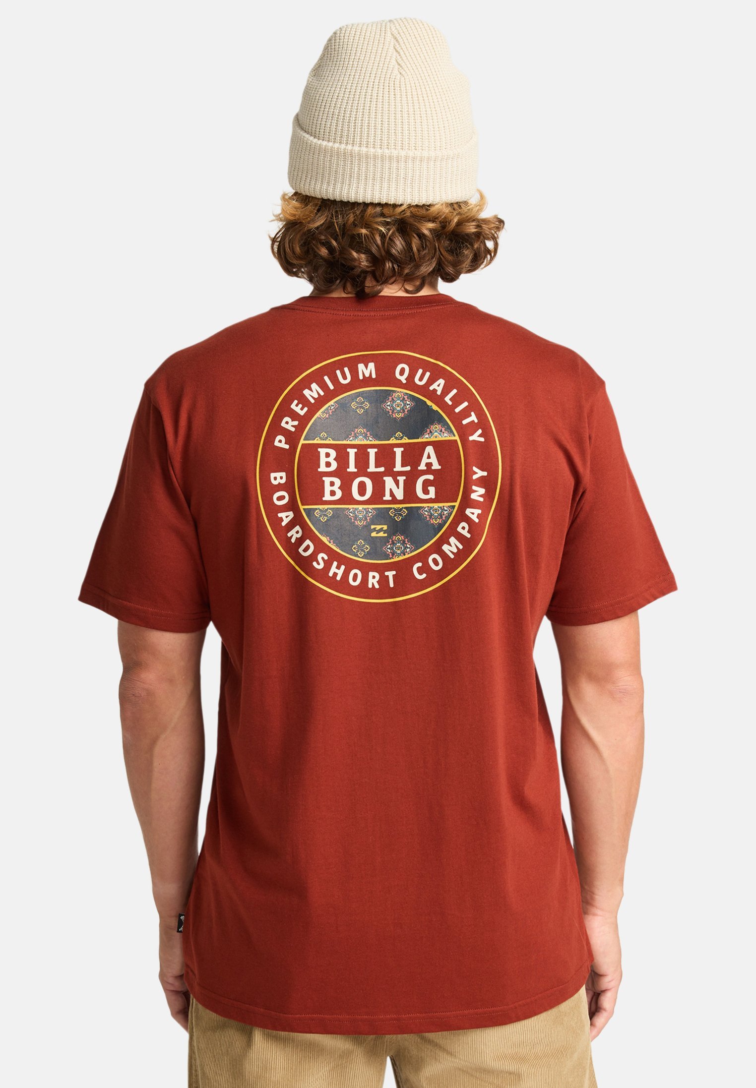 Billabong ROTOR FILL - Bedrukt T-shirt - baksteen