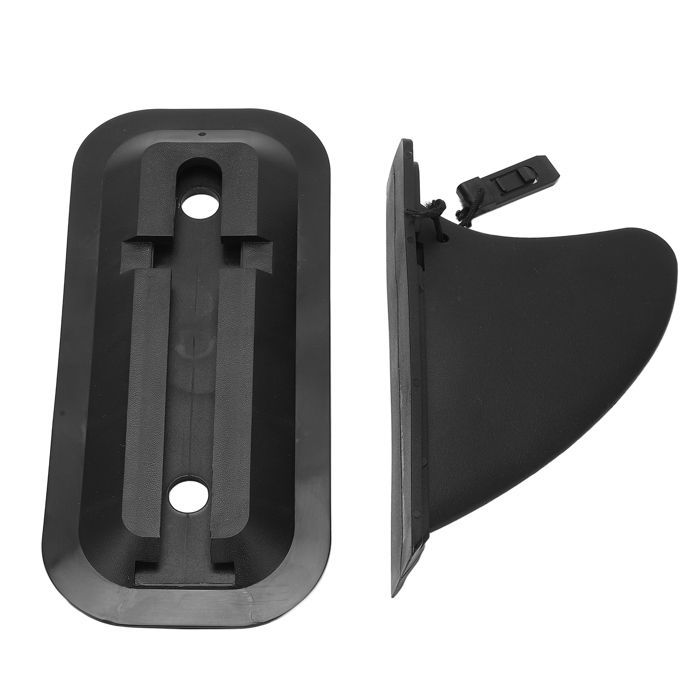 Quilha de substituição para prancha de surf inflável com sistema de liberação rápida e quilha central deslizante.