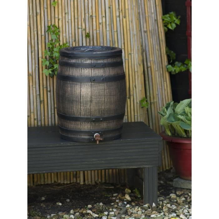 Water butt - NATURE - Barrel - 50 liters - Rotomolded PE - Accessories included