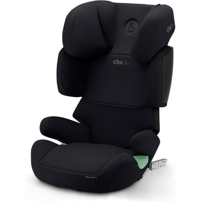 Silla de coche Cybex Solution X i-Fix para niños de 3 a 12 años, de 15 a 50 kg y de 100 a 150 cm - Negra