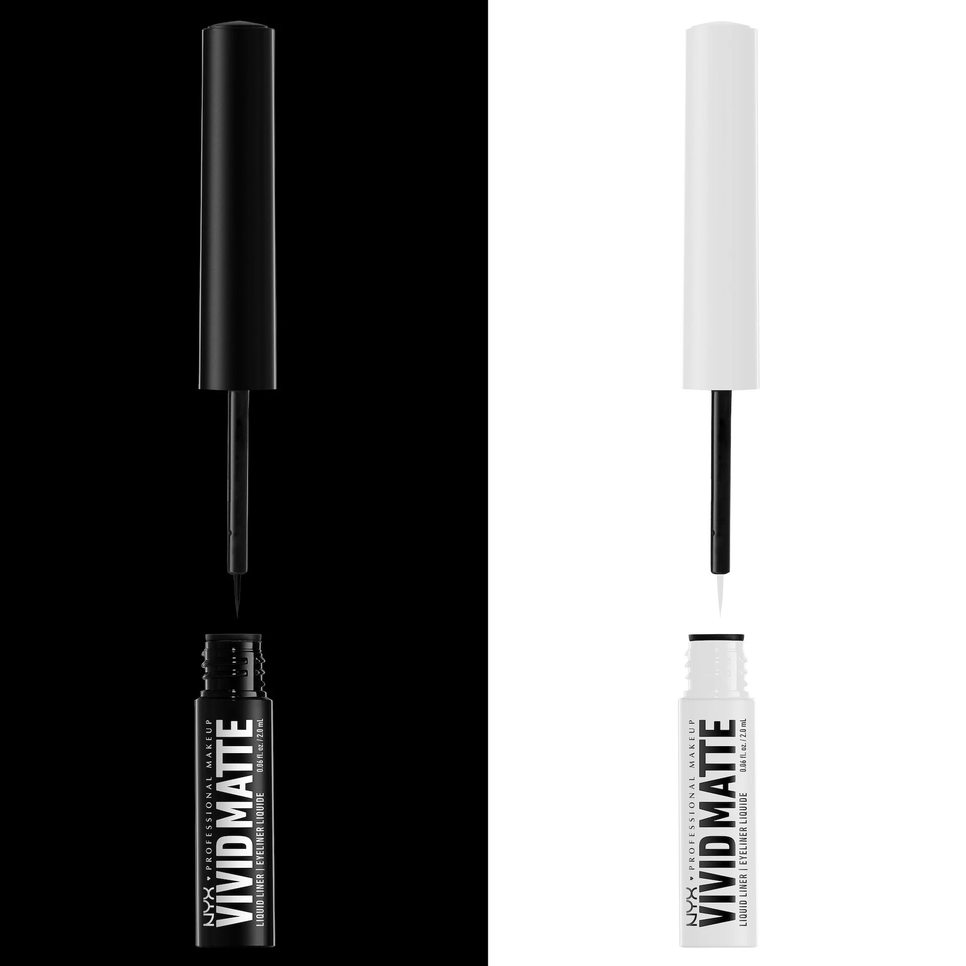 Vivid Matte tekući tuš za oči 1 crna - NYX Professional Makeup