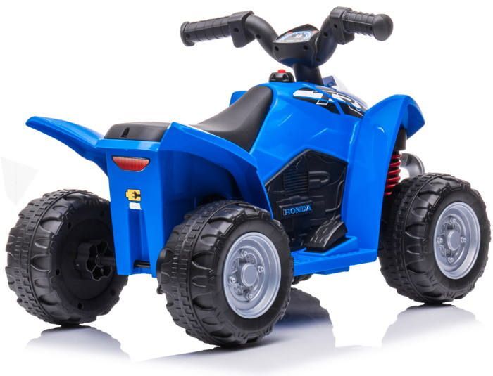 Quad elettrico Honda H3 TRX per bambini dai 18 ai 36 mesi - 6V 4.5Ah - Luci a LED - Segnalatori sonori - Blu