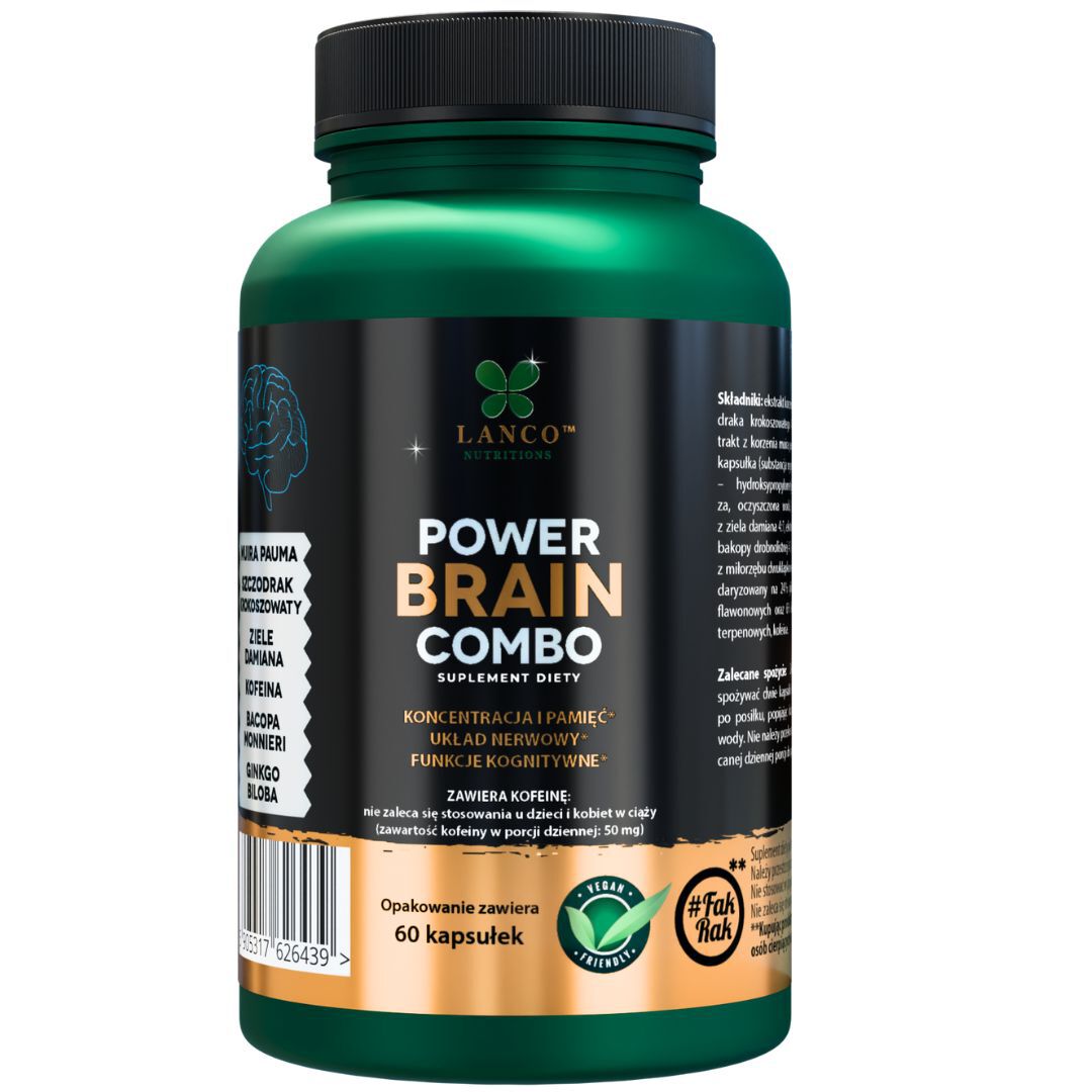 Lanco Nutritions Power Brain Combo