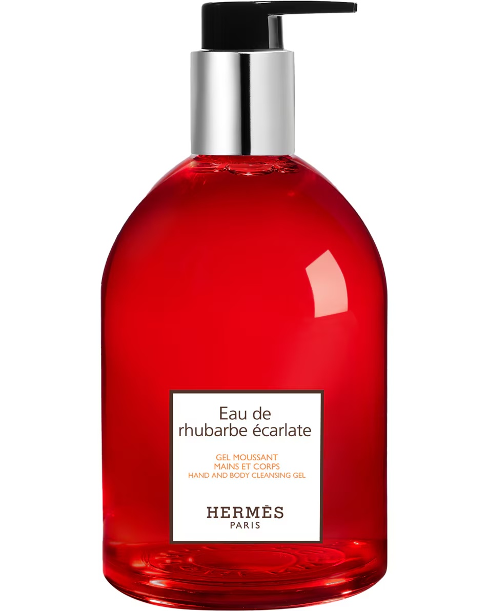 HERMÈS Le Bain Eau de rhubarbe écarlate, gel za roke v telesu