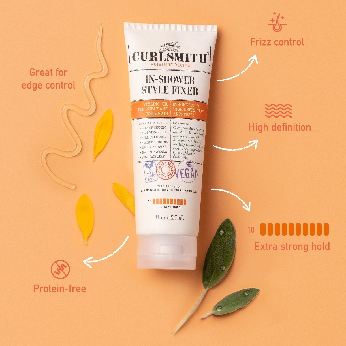 Curlsmith vlasový gél do sprchy – 59 ml