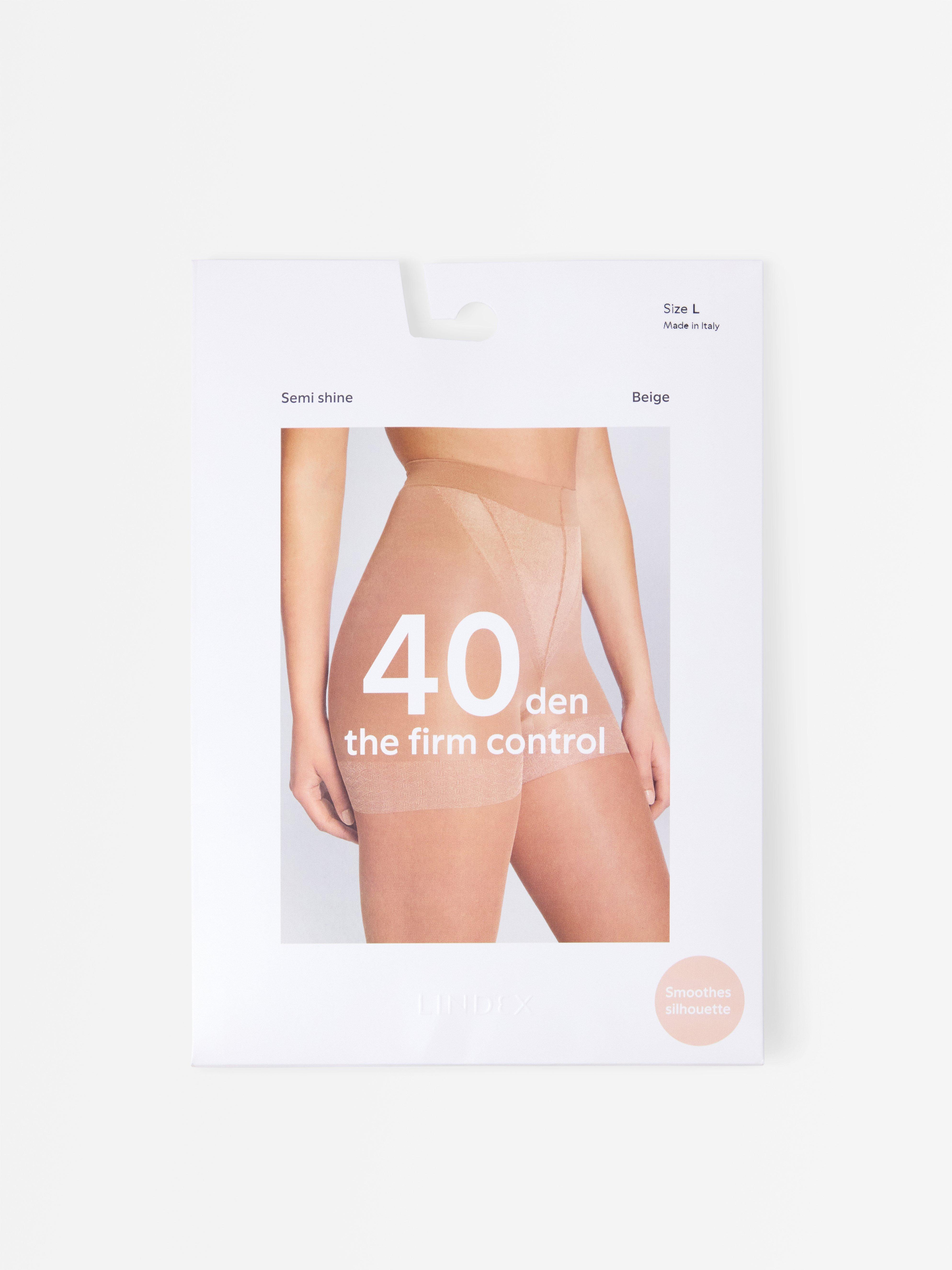Collants gainants à maintien ferme 40 deniers Beige