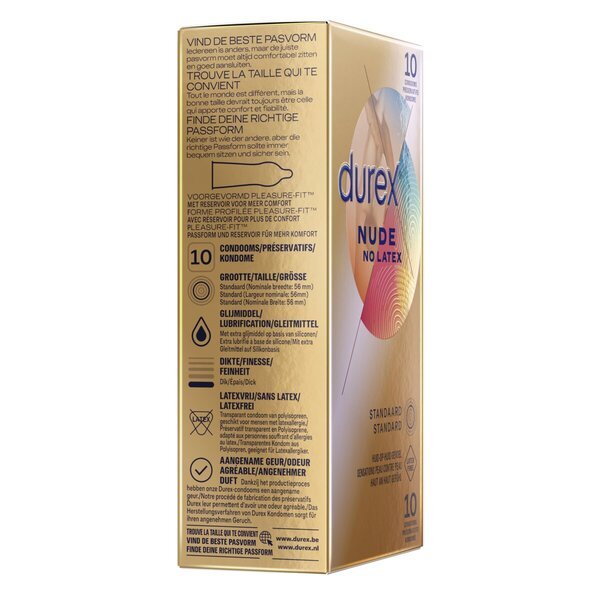 Durex Nude kondomi bez lateksa<br>Medicinski uređaj - 10 komada