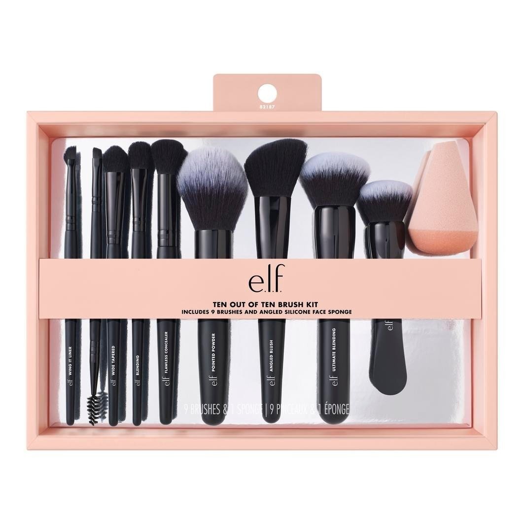 elf Cosmetics set četkica „Deset od deset“ – 1 komad