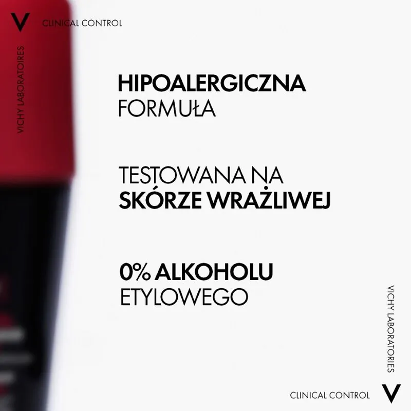 Vichy Homme Dezodorant Clinical Control 96H Roll-On