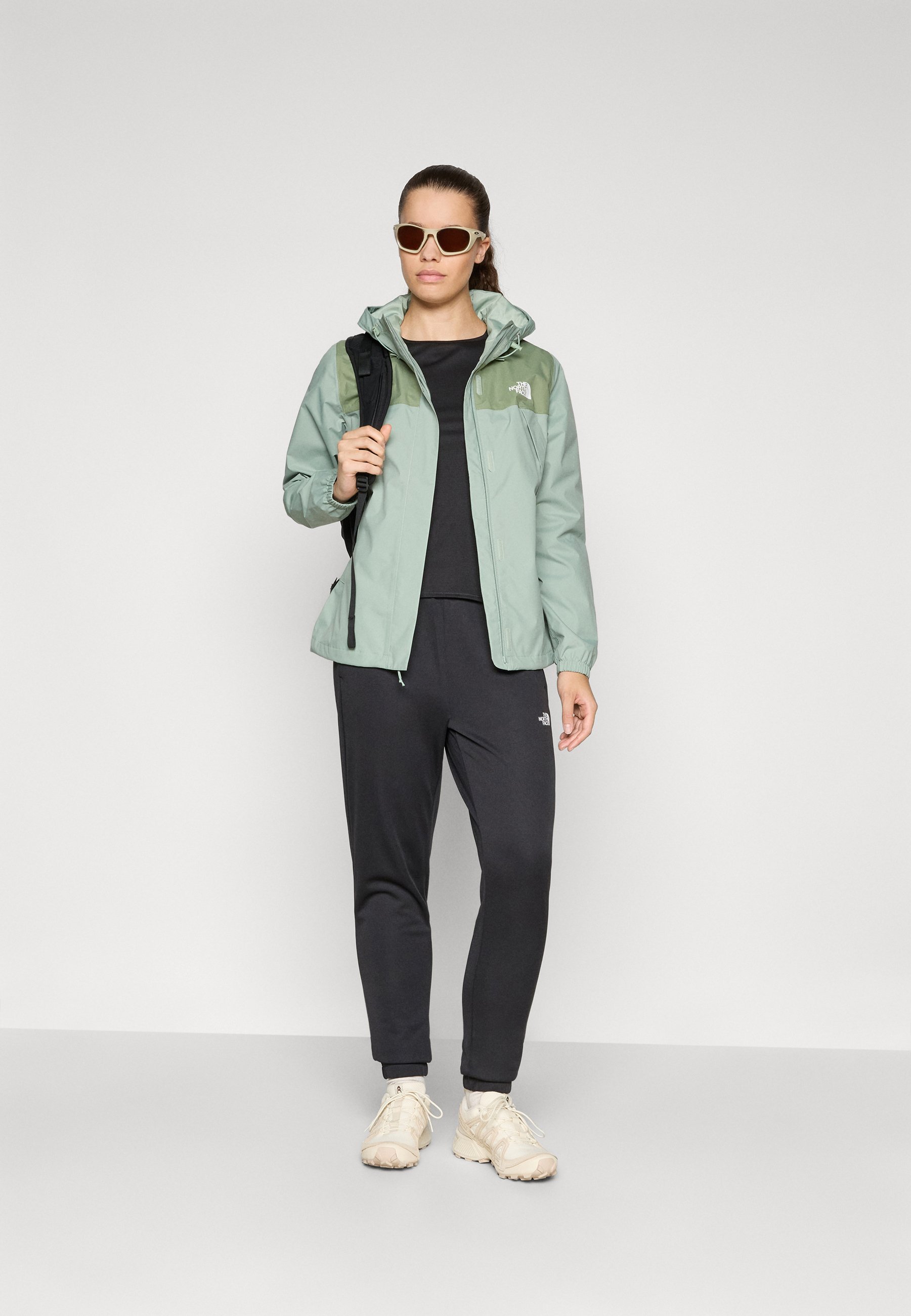 Veste imperméable The North Face W ANTORA - Coloris : ardoise mousse/écorce brume
