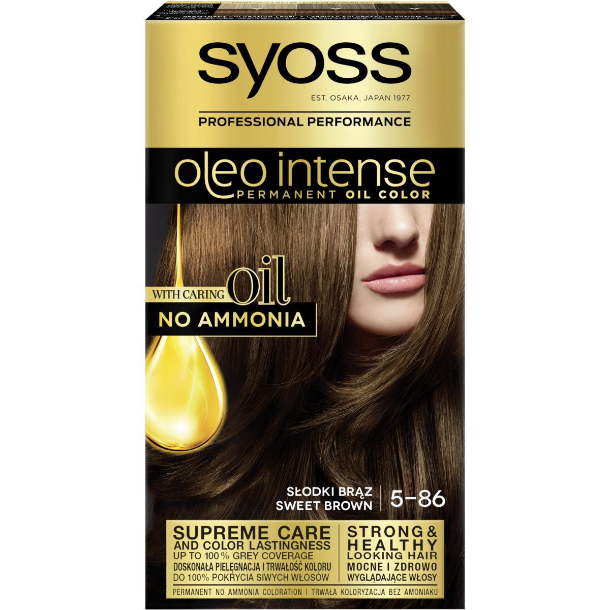 Syoss matu krāsa 7-10 dabīgi blonda Oleo Intense