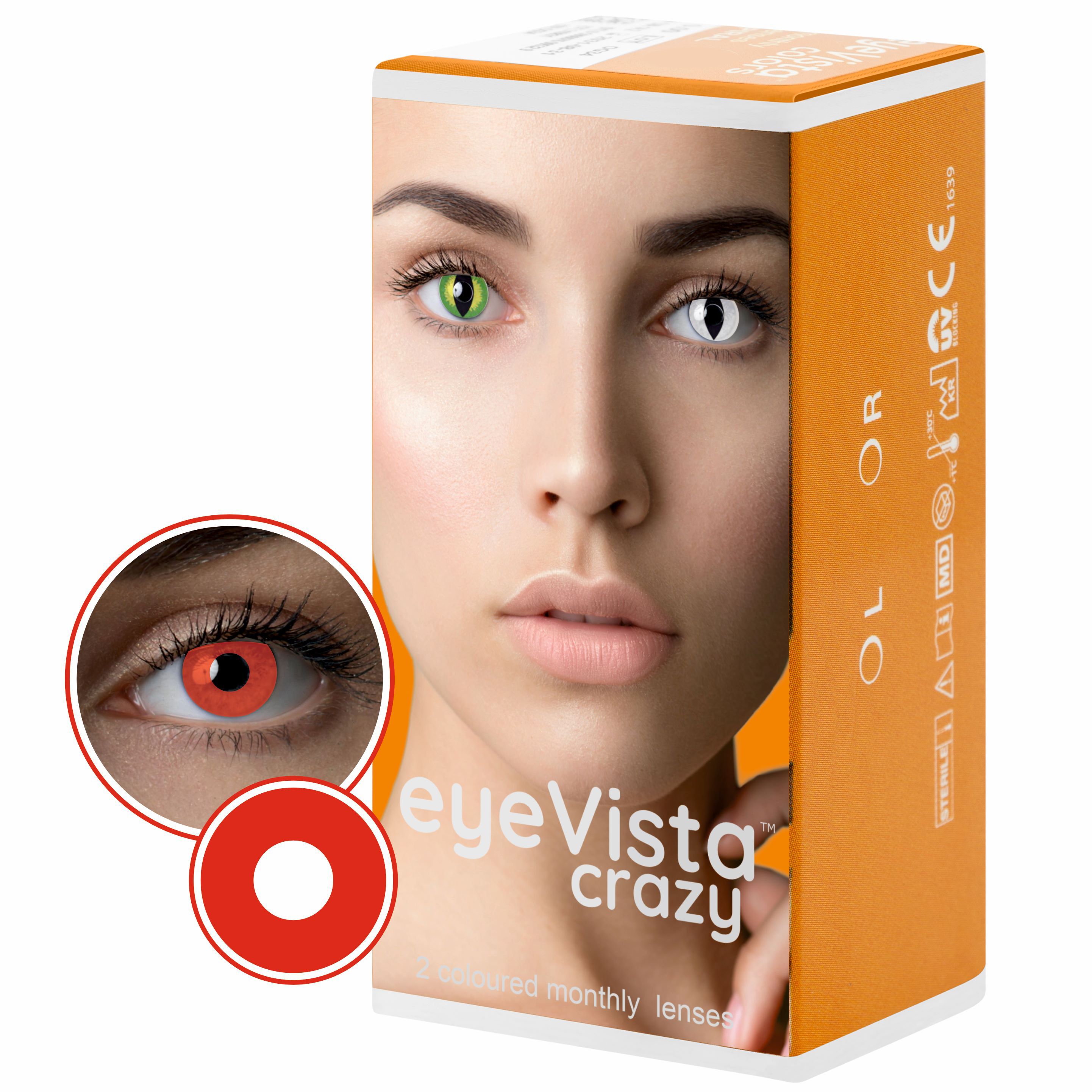 EyeVista Crazy Hot Red