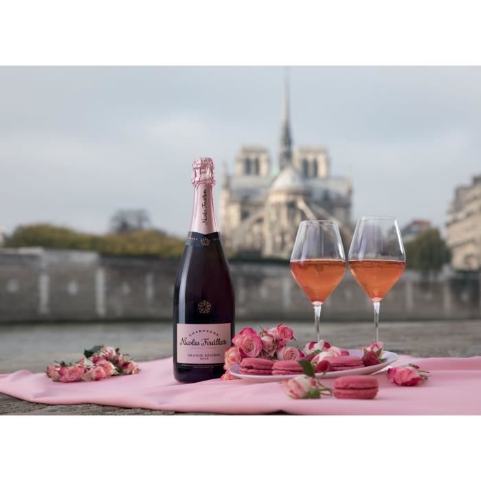 Nicolas Feuillatte Grande Réserve Champanhe Rosé - 37,5 cl