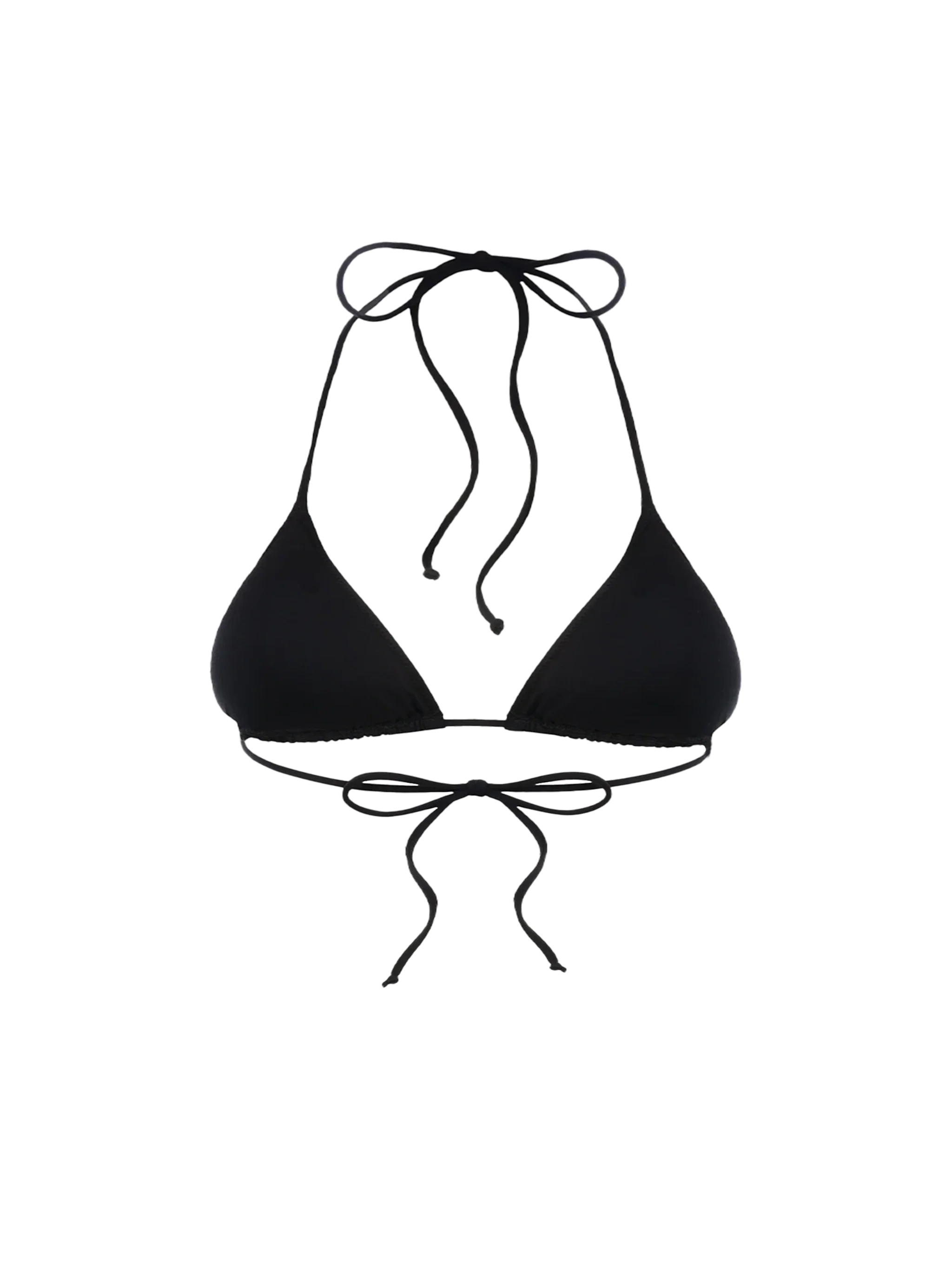 Leah Black Triangle Top Damesbadpak