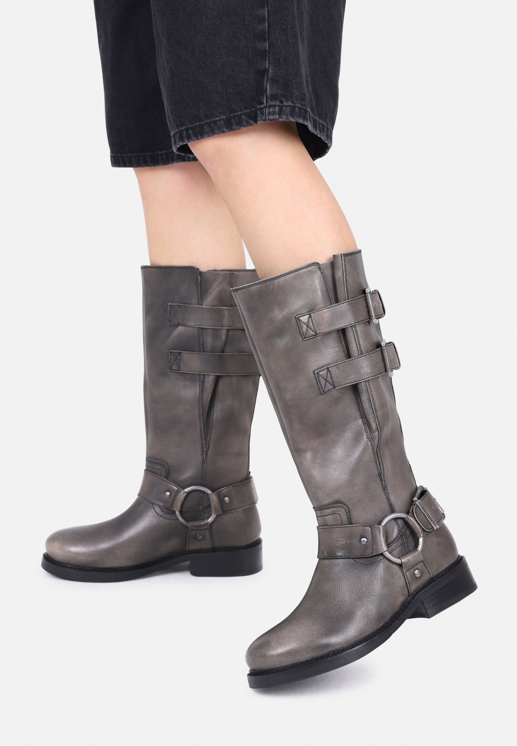 Botas Bronx Cowboy/Motociclista - pretas