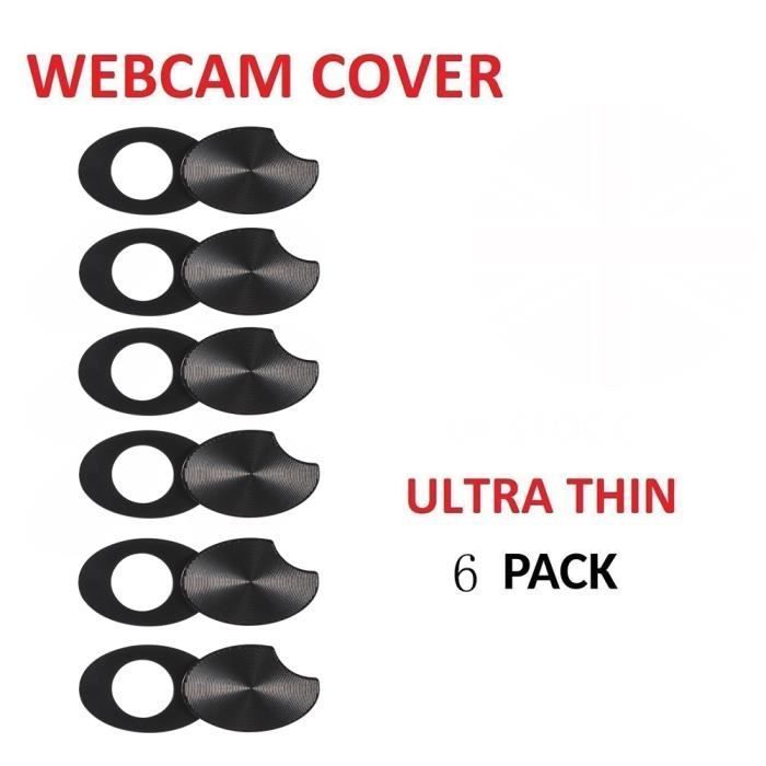 6x Copri webcam per bloccare la privacy della fotocamera del computer e del telefono Ultra DC837