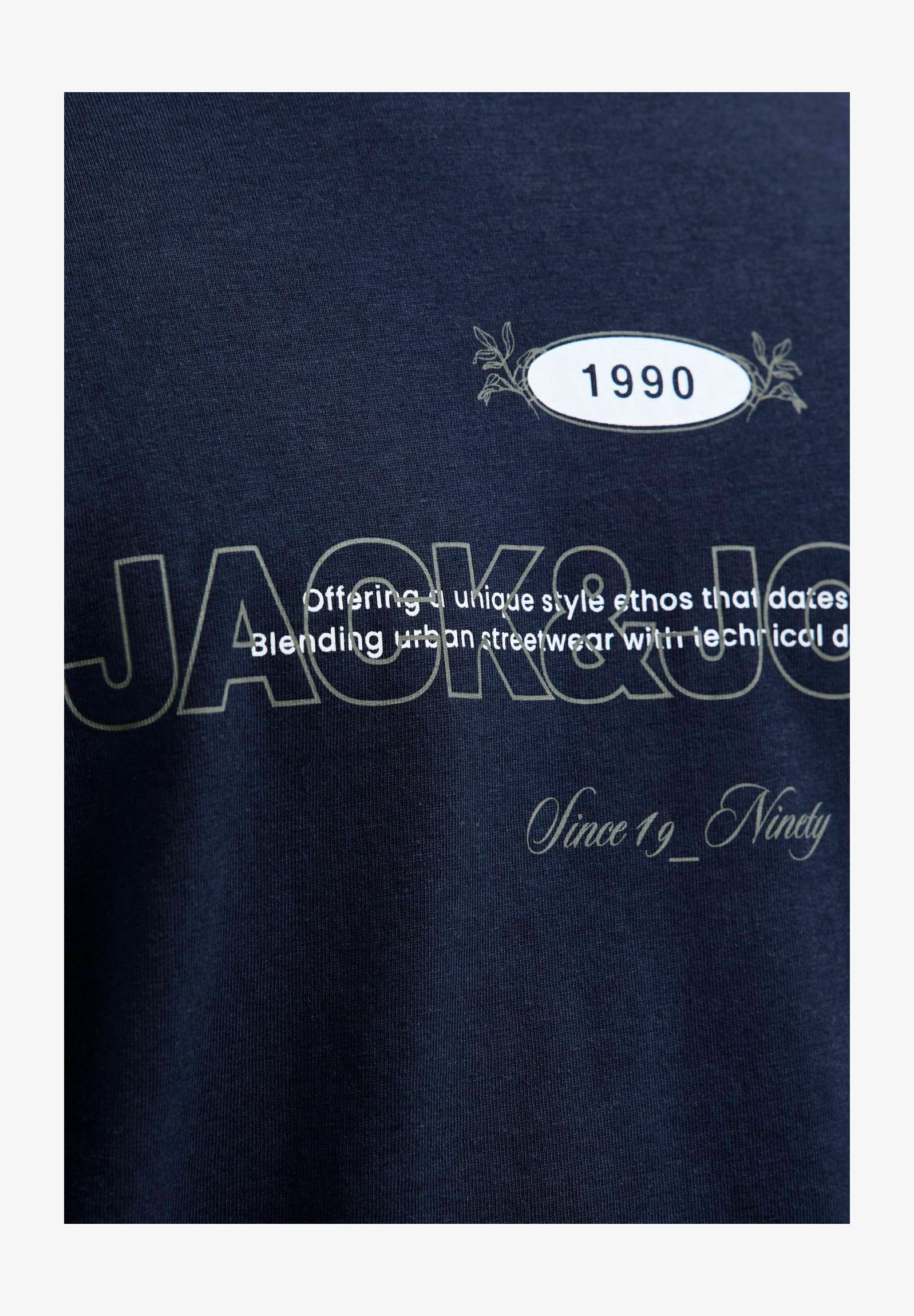 Jack & Jones GEDRUCKT - Bedrucktes T-Shirt - Marineblauer Blazer