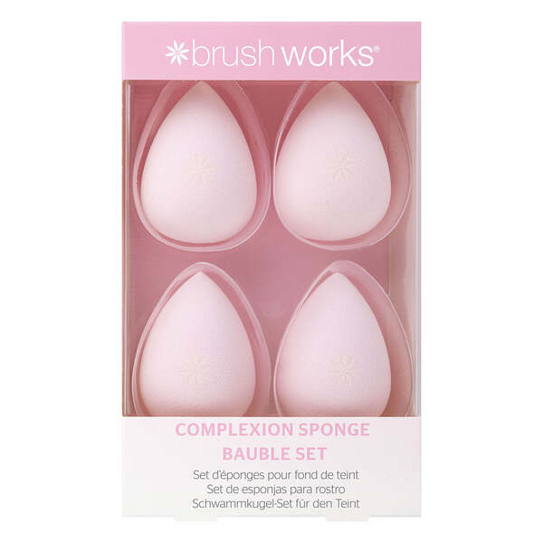 Conjunto de 4 esponjas para maquiagem Brushworks.