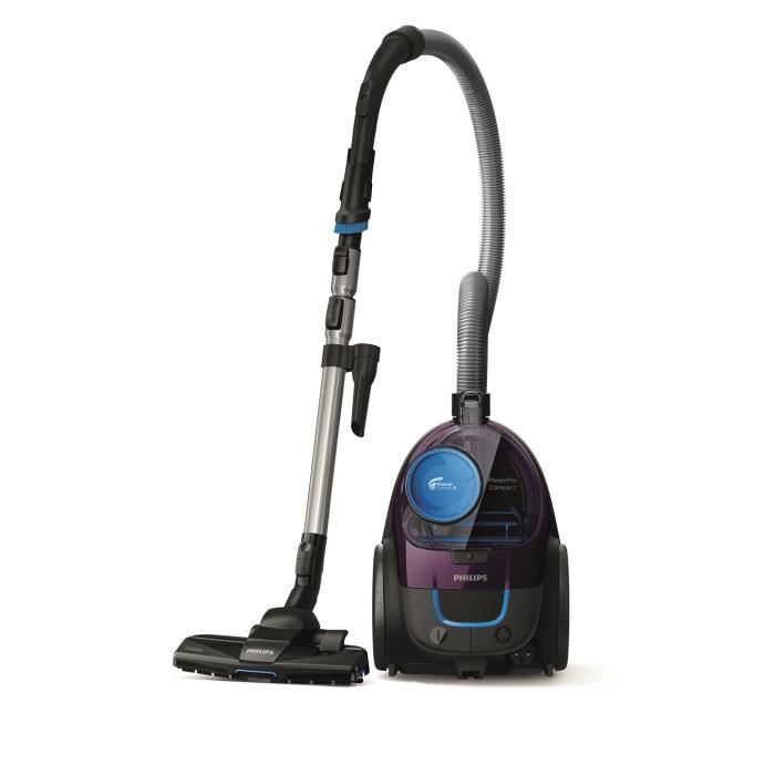 PHILIPS FC9333/09 Aspirateur traîneau sans sac PowerPro Compact - 750W - 79db - Violet