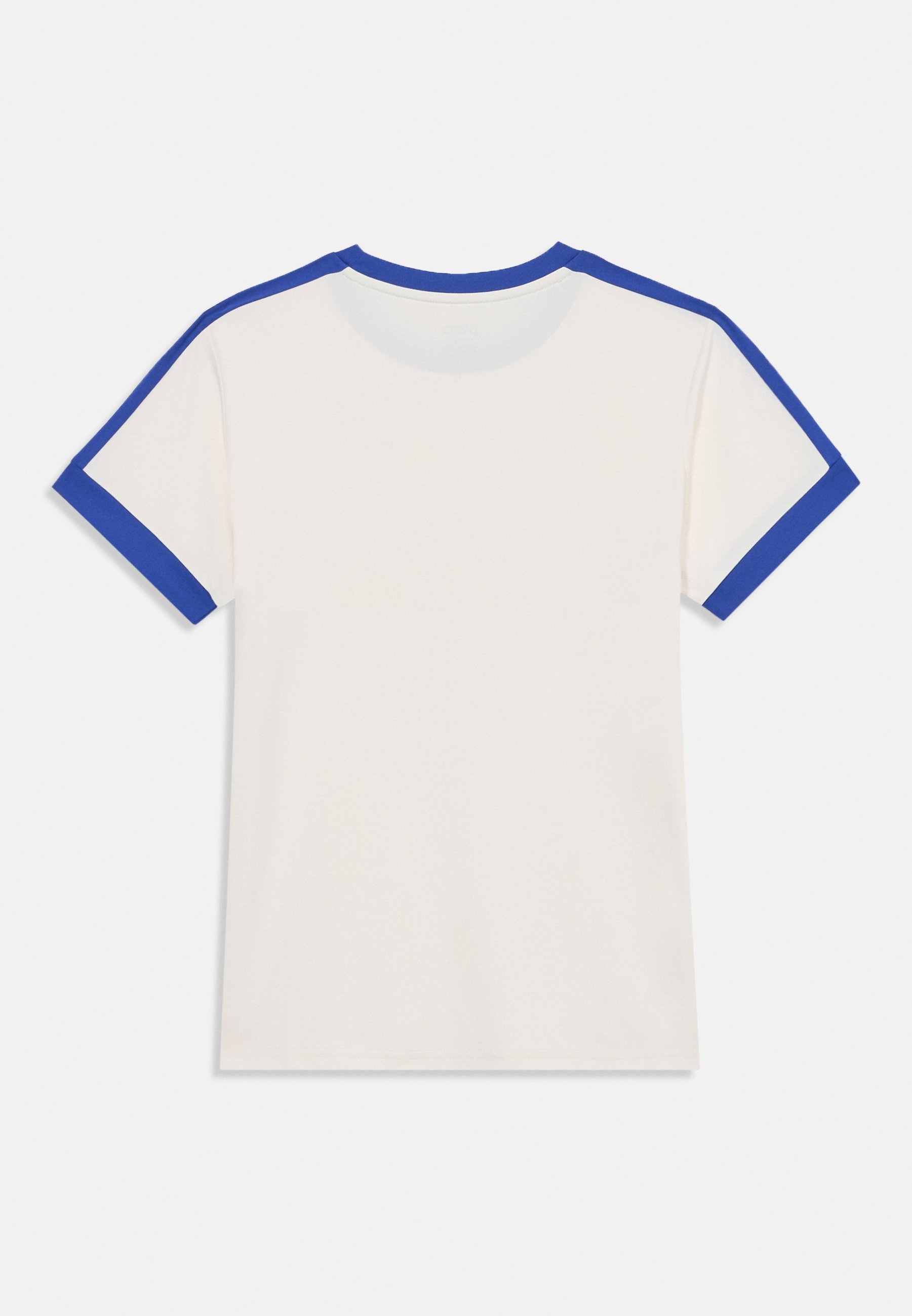 ASICS BOYS TENNIS SS - T-shirt sportiva - crema/blu scuro