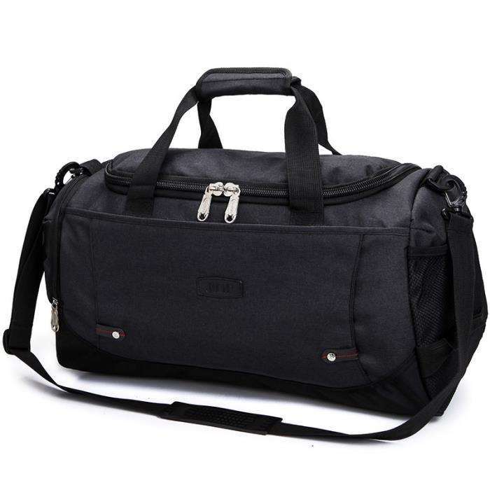 Bolsa de viaje - FUNMOON - Gran capacidad - Antirrobo - Negra - 51x23x27 cm